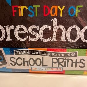 NWT! First and Last Day Frame-able School Prints